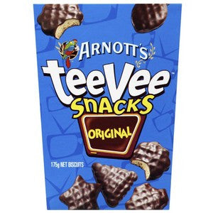 Original Chocolate TeeVee Snacks - 175g x 9 (Bulk Value Pack)