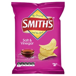 Smiths Crinkle Cut Salt & Vinegar 170g