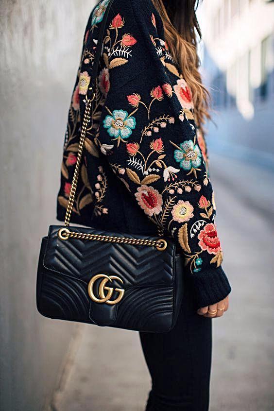 floral embroidered clothing