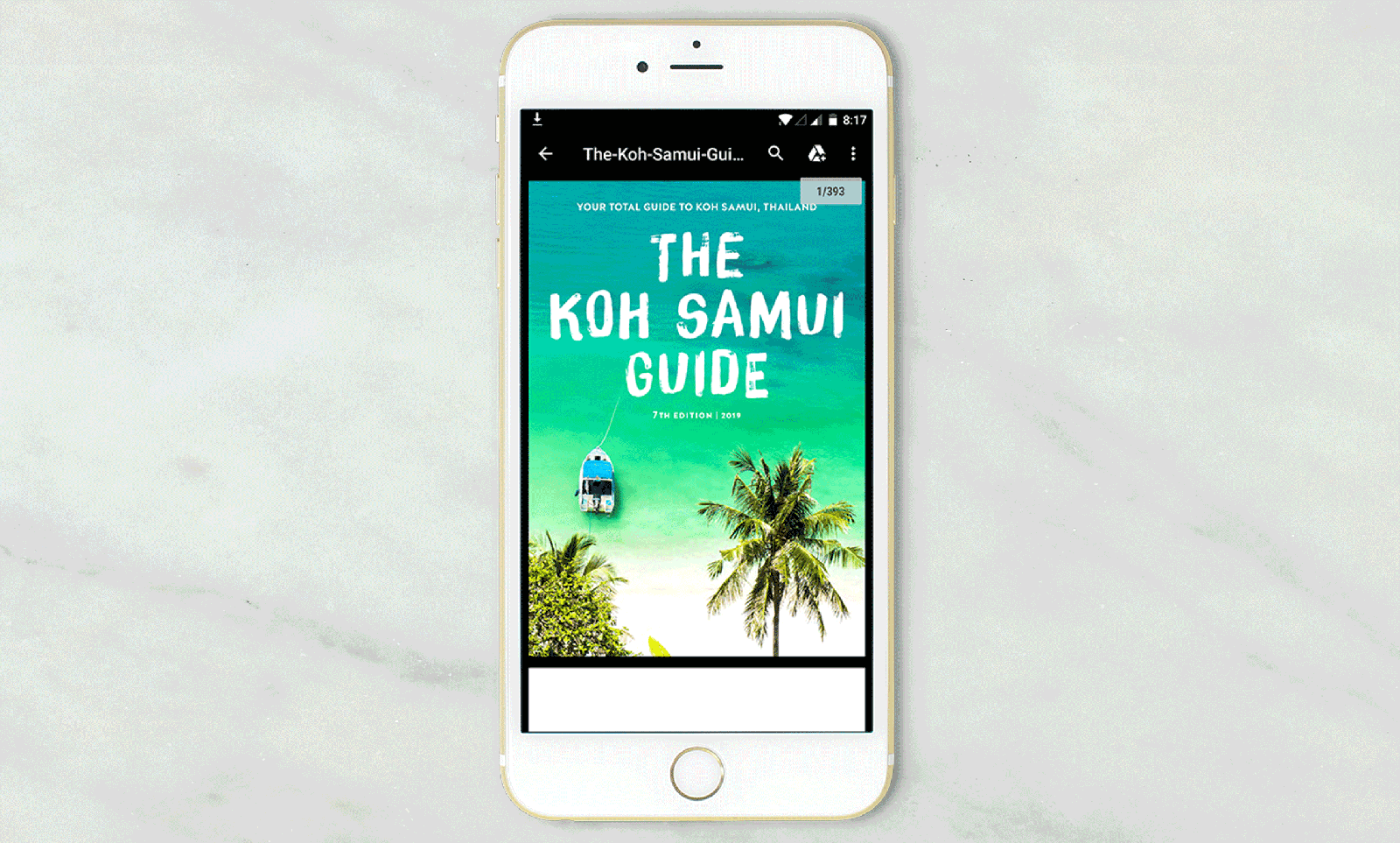 How to download The Koh Samui Guide to your mobile, iPad or tablet: Step seven – find your guide in your downloads folder