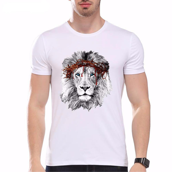 Fashion 85 Cool Hipster Lion  Adult T-Shirt