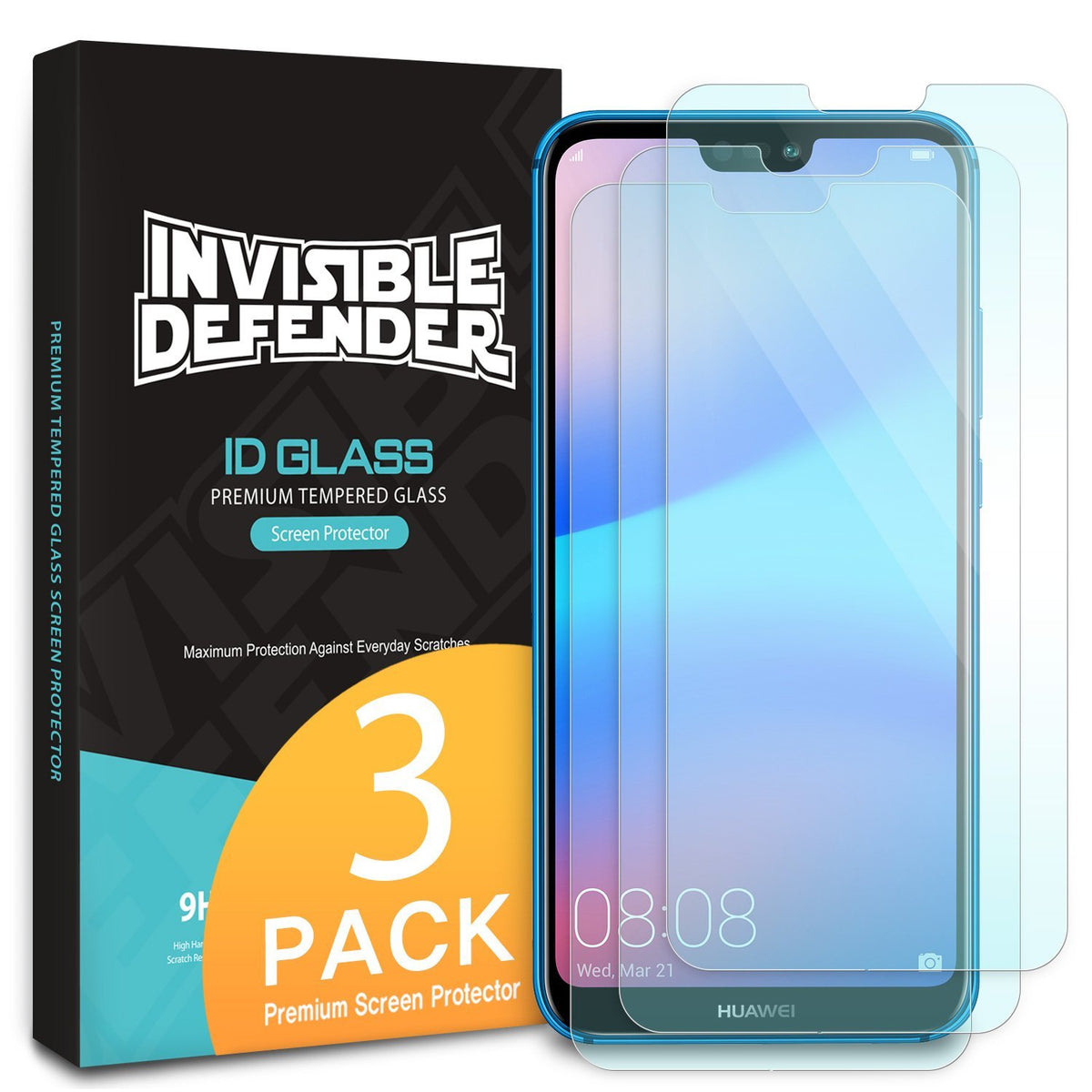 Huawei P20 Lite Screen Protector | Defender Glass – Ringke Official Store