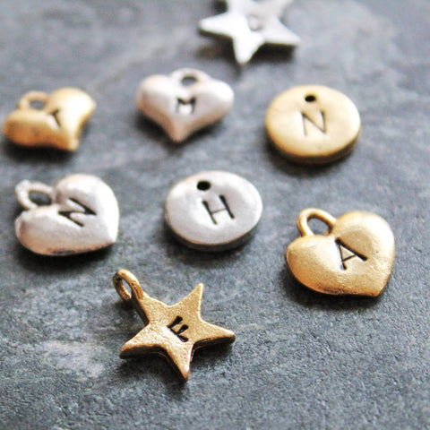 Jamie London hand stamped charms