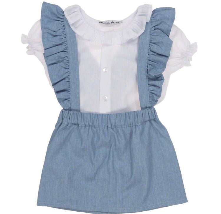 ruffle pinafore