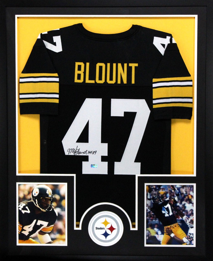 Rod Woodson Autographed and Framed Pittsburgh Steelers Jersey