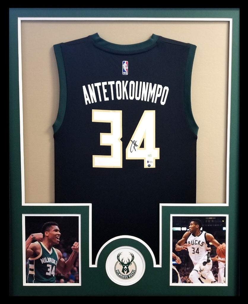 Giannis Antetokounmpo Signed Milwaukee 