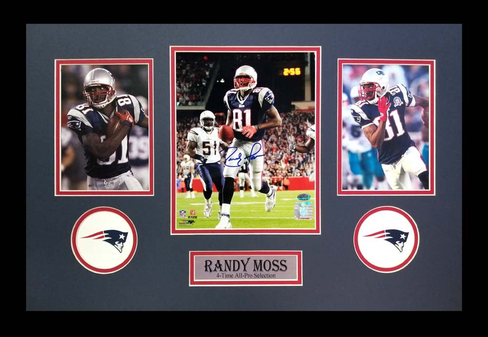 randy moss framed jersey