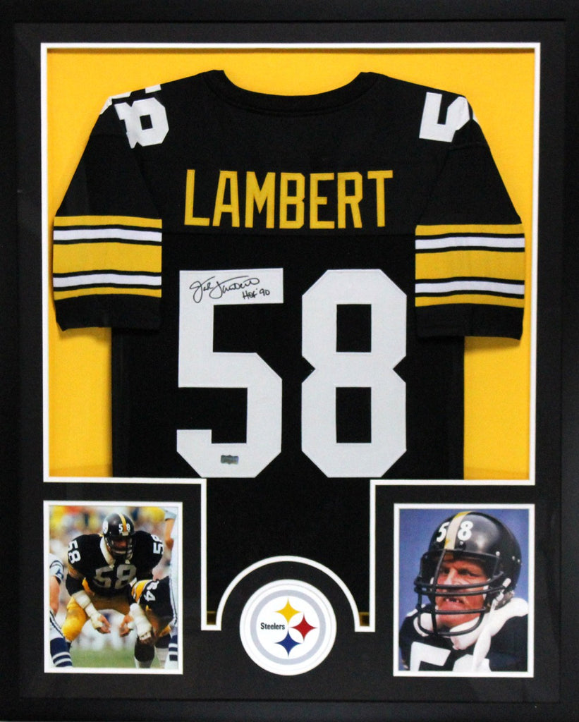 Pittsburgh Steelers Framed Black Jersey 