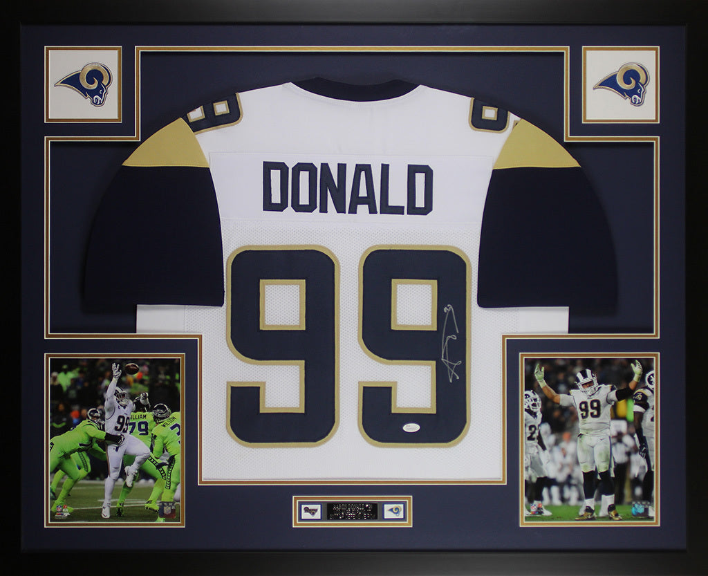 aaron donald autographed jersey