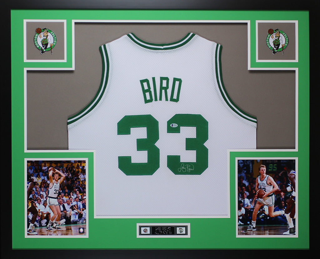 larry bird white jersey