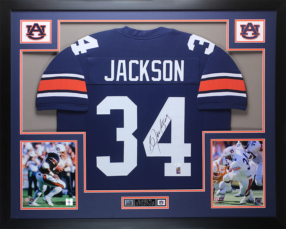 bo jackson autographed jersey framed