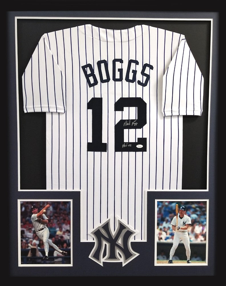 Wade Boggs Signed New York Yankees 