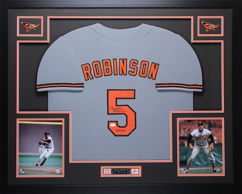 brooks robinson autographed jersey