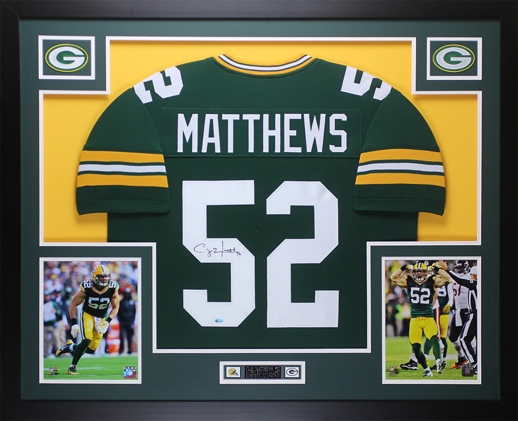 clay matthews autographed jersey