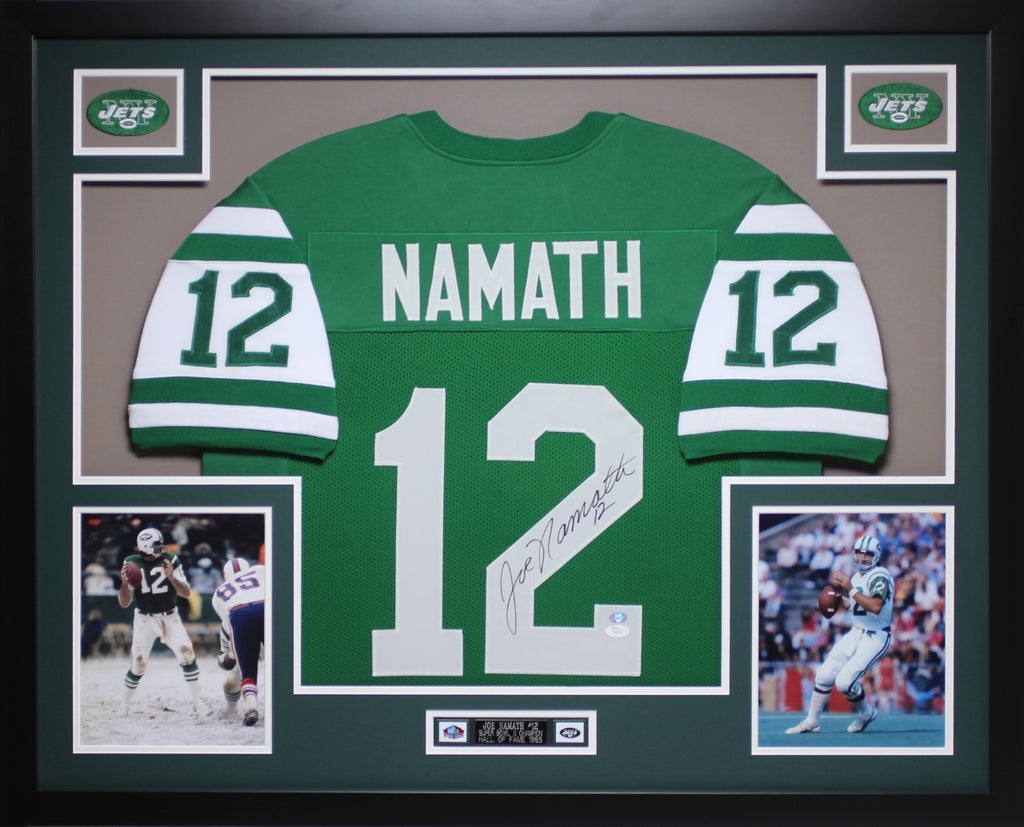 Joe Namath Autographed #12 and Framed 