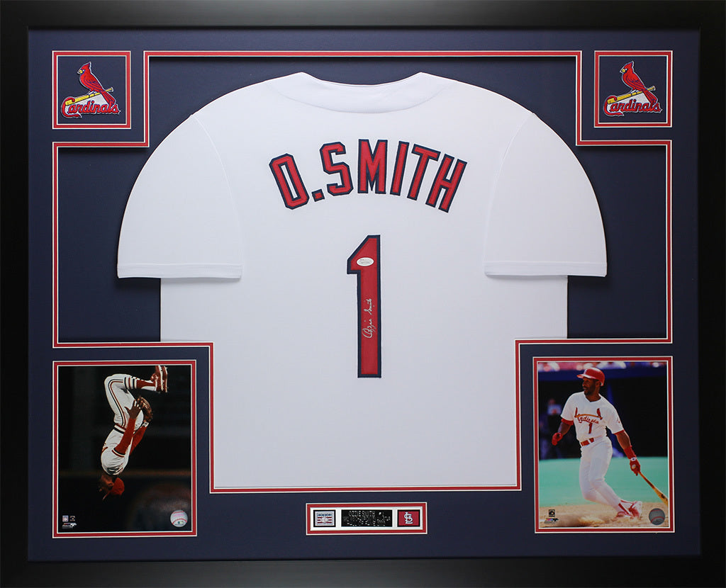 ozzie smith signed jersey