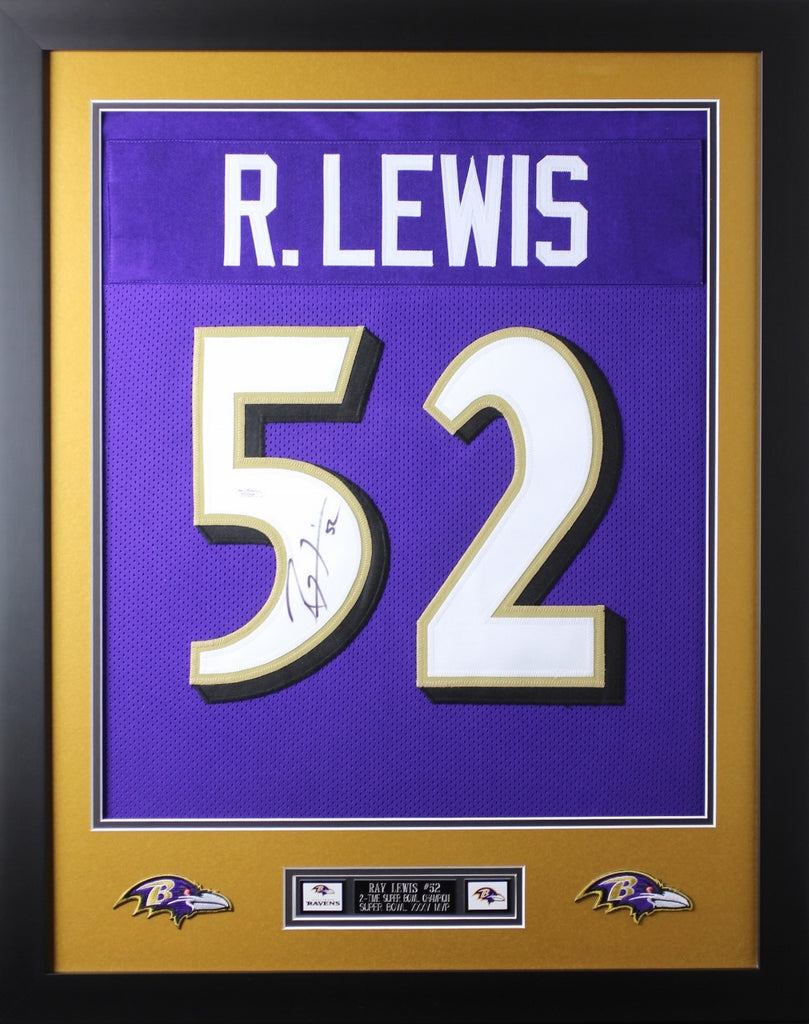 ray lewis framed jersey