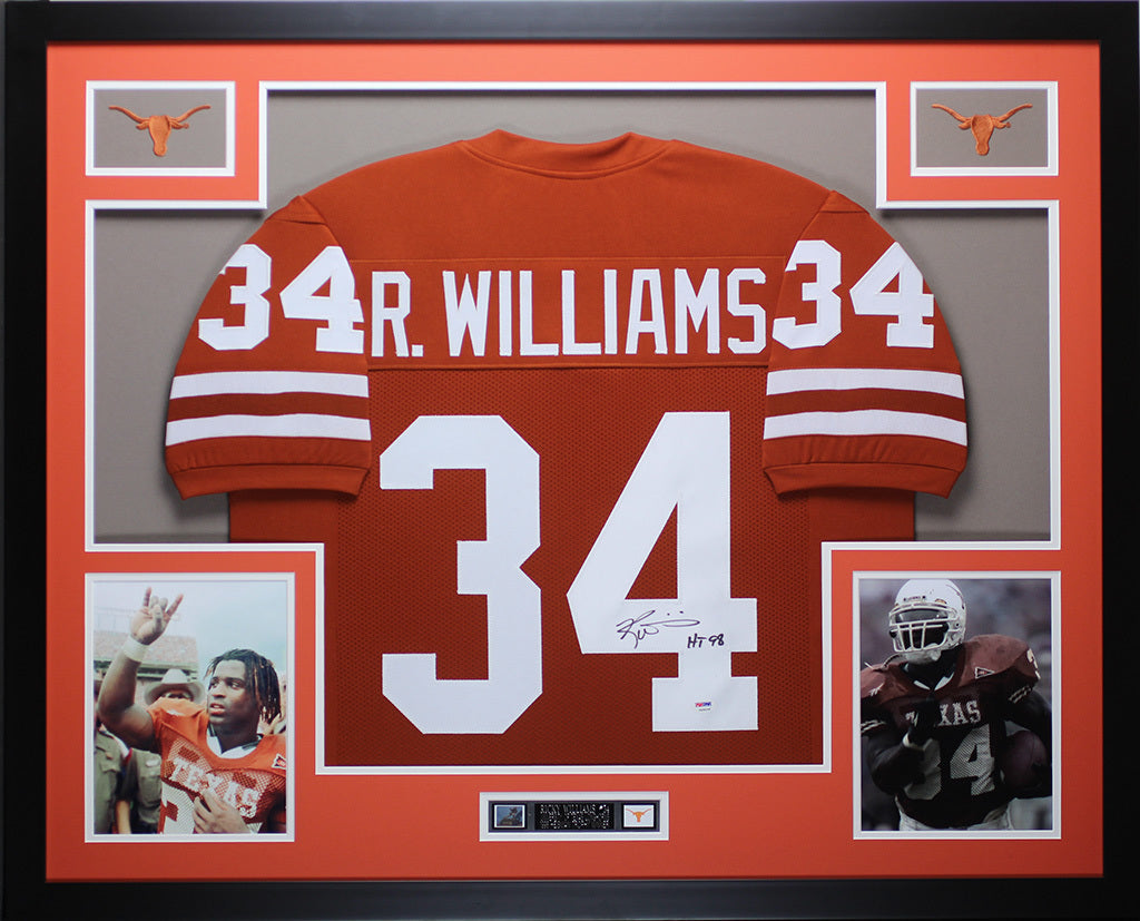 ricky williams autographed jersey