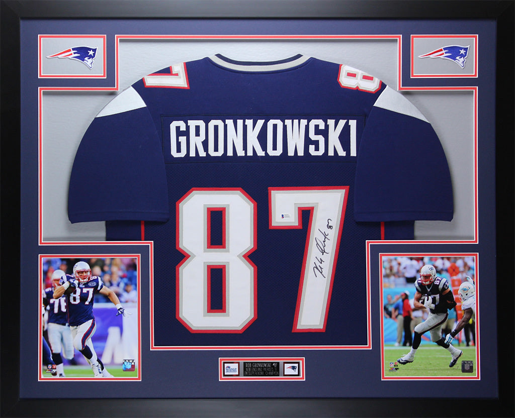 autographed gronkowski jersey