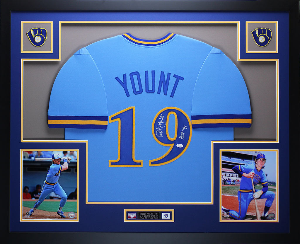 Robin Yount Autographed HOF 99 and 