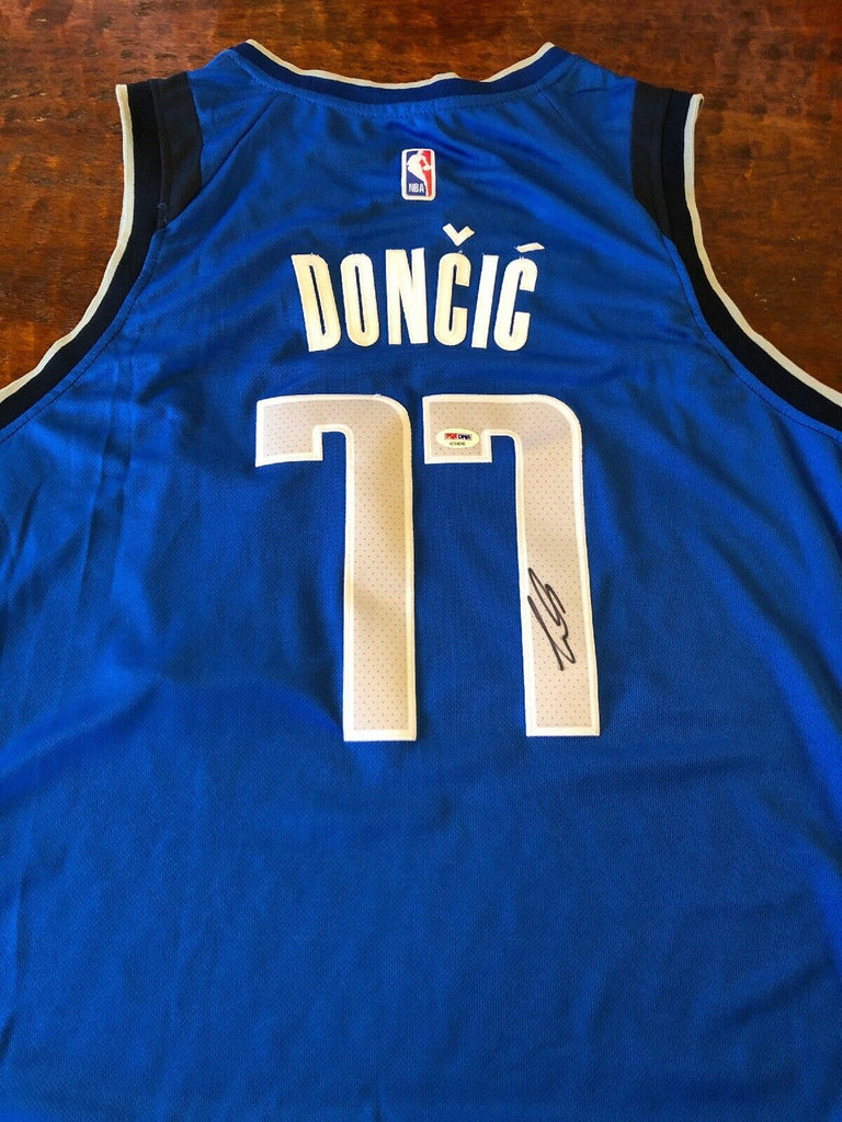Luka Doncic Autographed Royal Blue 