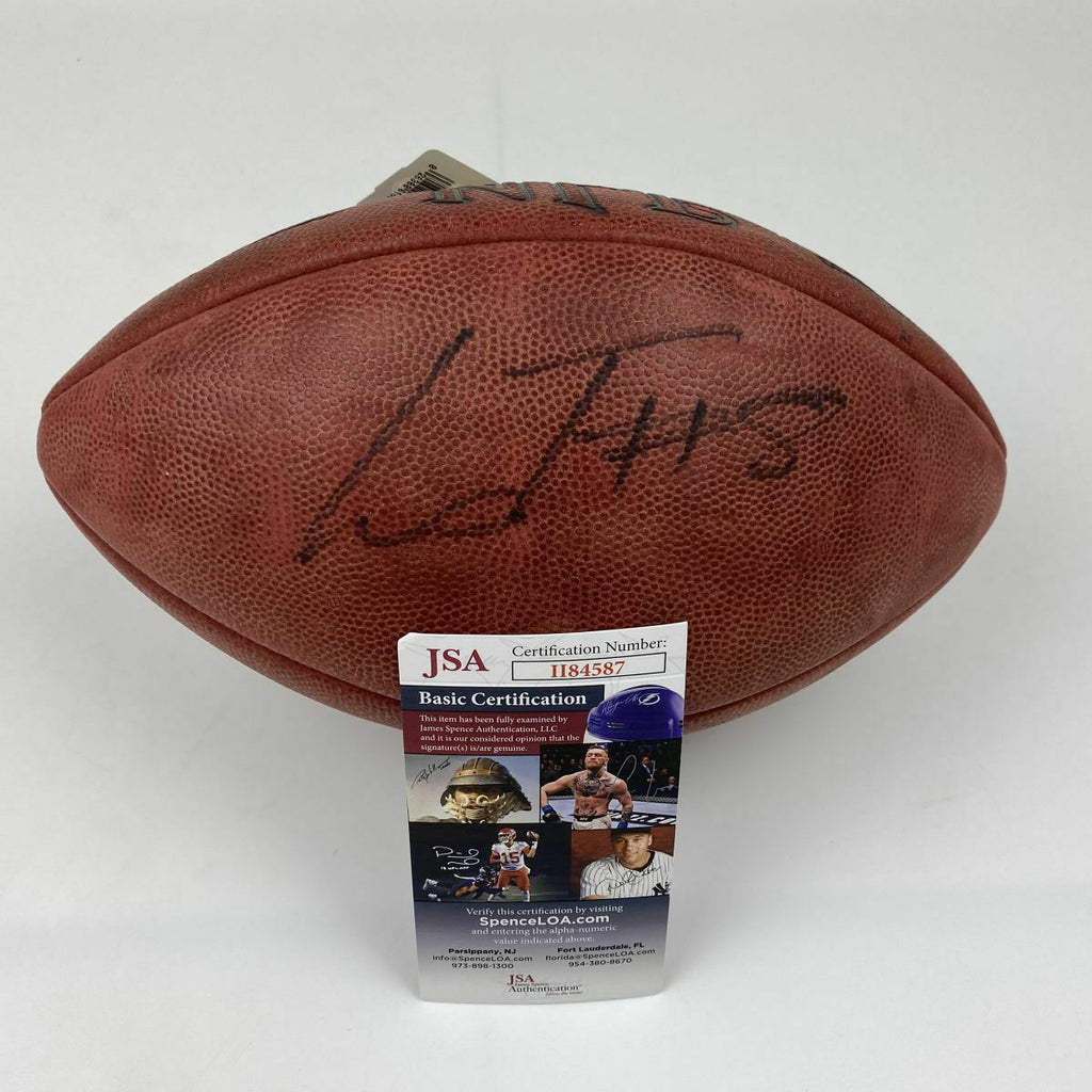 Autographed Footballs Lamar Jackson Baltimore Ravens Autographed Duke Pro Football Fanatics Authentic Certified 