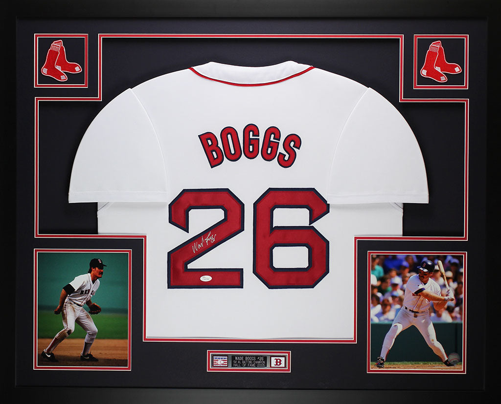 wade boggs signed jersey
