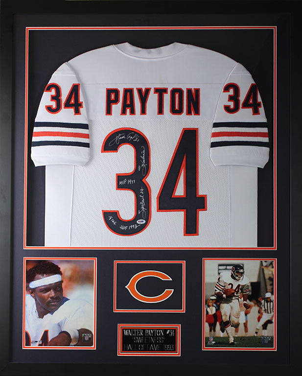 walter payton autographed jersey