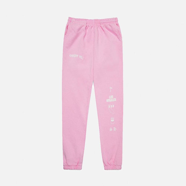 pink rose sweatpants