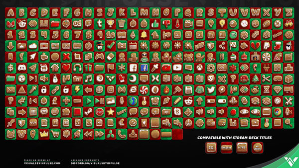 Gingerbread | Free Stream Deck Icons | Elgato Christmas Series
