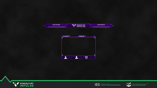 Free Twitch Stream Overlay | Visuals by Impulse