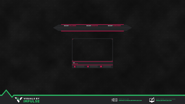 Free Twitch Stream Overlay | Visuals by Impulse - 600 x 338 png 70kB