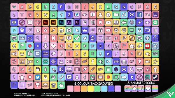 Rainbow: Free Elgato Stream Deck Icons for Twitch Streamers