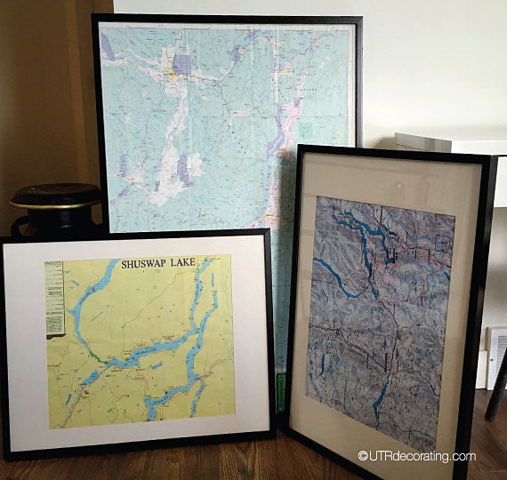 Decorating with maps