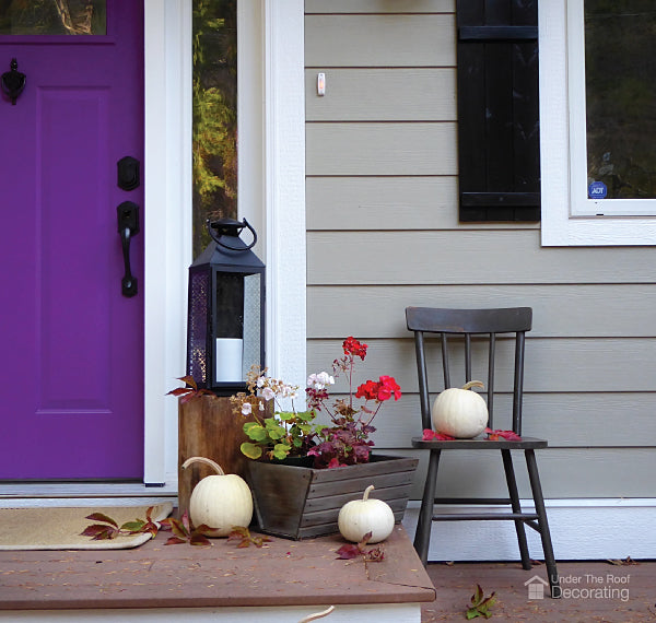 Pumpkins purple door