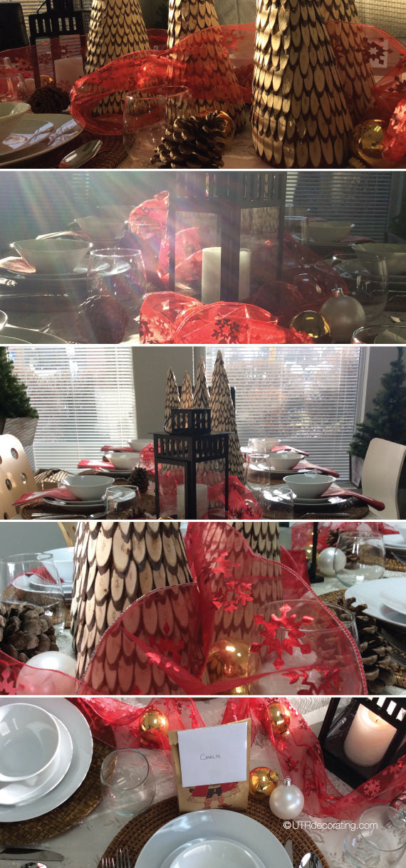 Holiday tablescaping