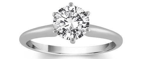 image of diamond solitaire ring in Farmington, NM