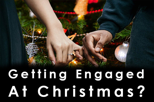 title image about getting engaged at christmas