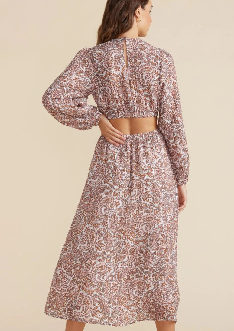 JEDDA CUTOUT MIDI DRESS