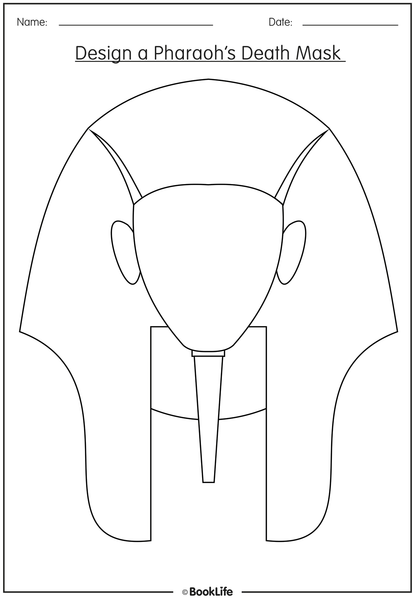 free-activity-sheet-design-a-pharaoh-s-death-mask-booklife