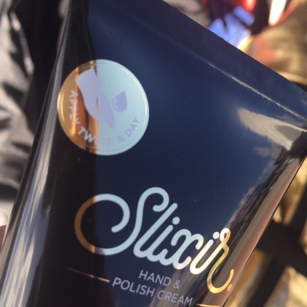 SLIXIR Hand and nail cream for a longer lasting manicure. 