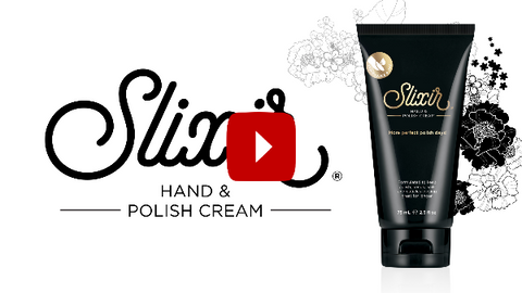 SLIXIR Hand and nail cream for a longer lasting manicure.  Watch the video.