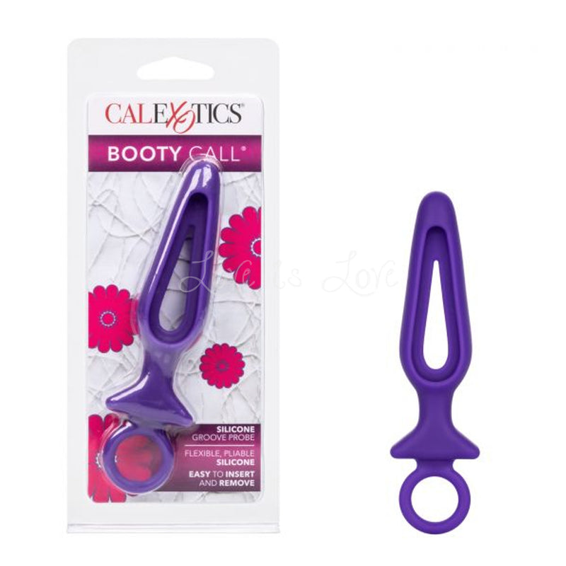 booty call silicone anal pleasure beads with t bar handle