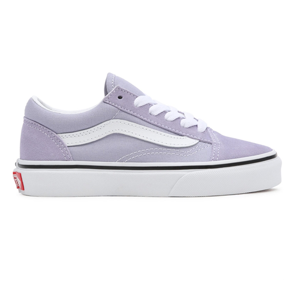 lavender and white vans