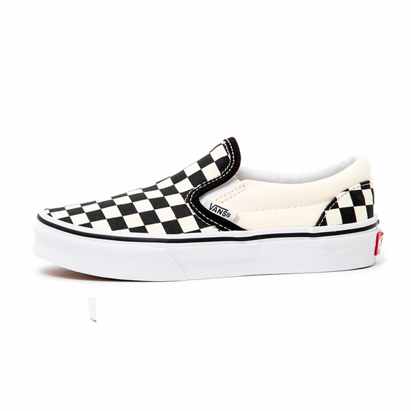 black and white checkered vans youth