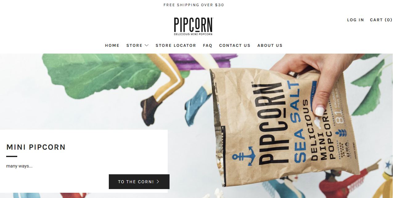 PipCorn | 50 negozi Shopify