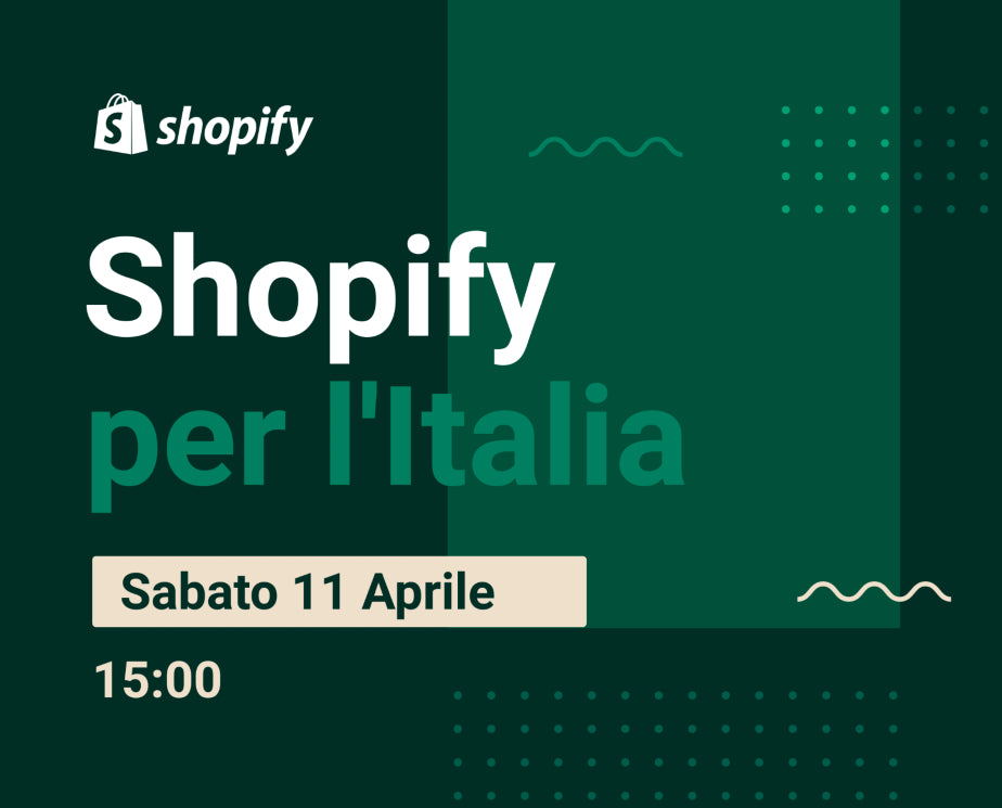 Evento Shopify per l'Italia