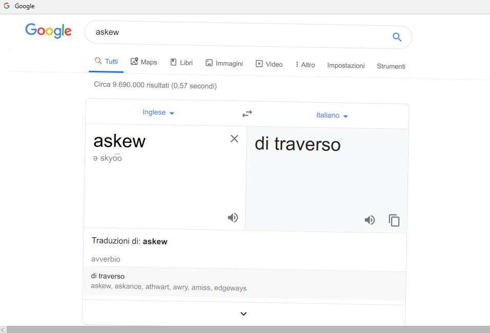 askew