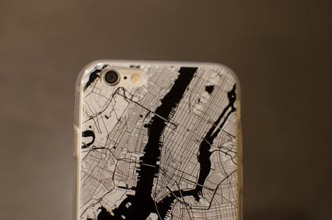 ny map phone case
