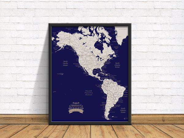 Americas Push Pin Map Topographic With 1000 Pins Modern Map Art